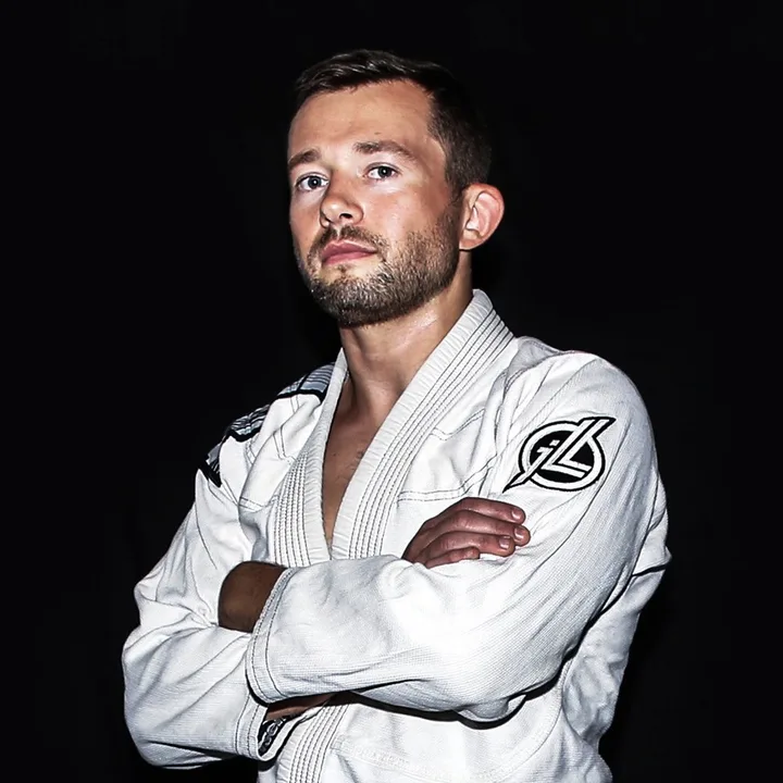 Shawn Aukstakalnis in a white gi